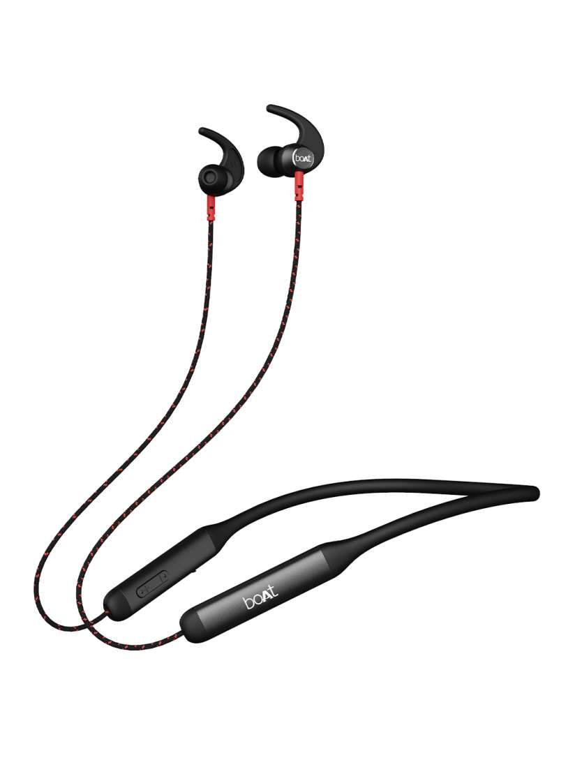 Buy boAt Rockerz 333 M Wireless Neckband with Upto 30H Playback Cherry Black Headphones for Unisex 14820604 Myntra