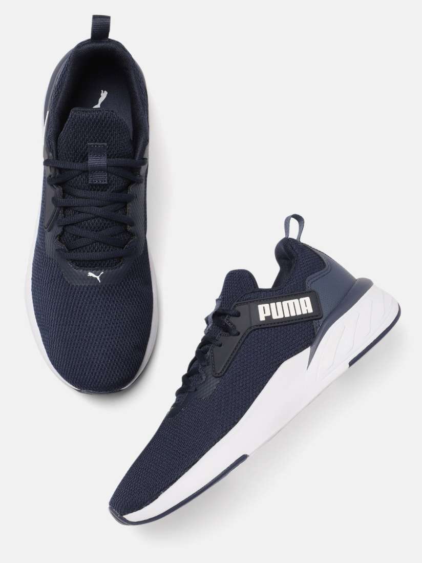 Buy Puma Men Navy Blue Solid Erupter Running Shoes Sports Shoes for Men 14824734 Myntra