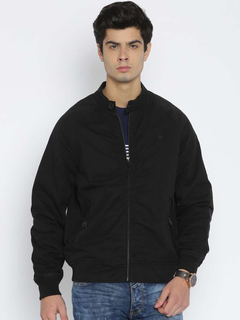 Buy John Players Black Padded Jacket Jackets for Men Myntra