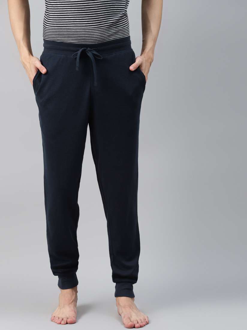 Buy Marks Spencer Men Navy Solid Lounge Joggers Lounge Pants for Men 14836254 Myntra