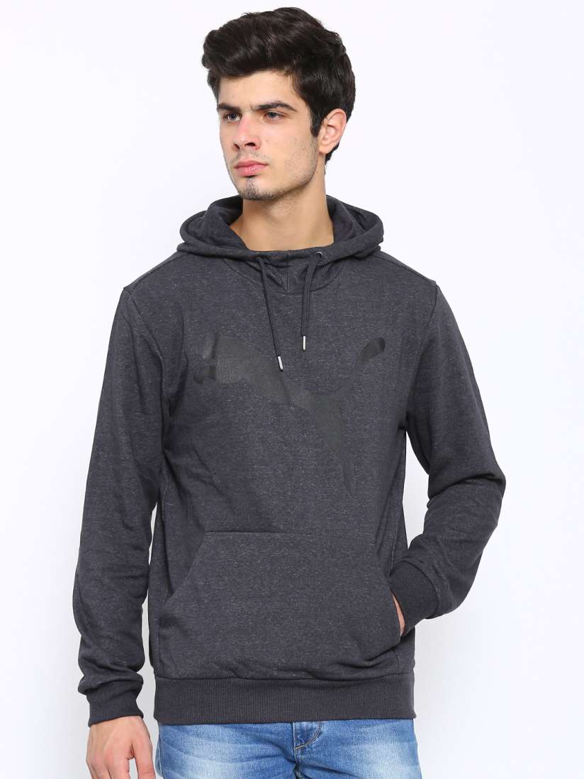 Puma charcoal grey sweatshirt best sale