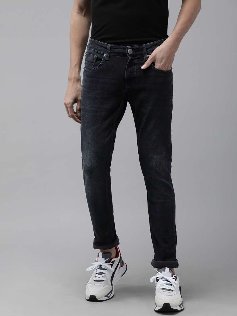 Buy SPYKAR Men Navy Blue Super Skinny Fit Low Rise Light Fade Stretchable Jeans Jeans for Men 14844968 Myntra