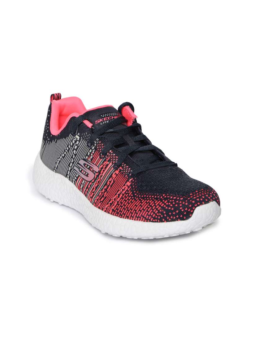 Buy Skechers Women Black Pink Burst Ellipse Casual Shoes Casual Shoes for Women 1484723 Myntra
