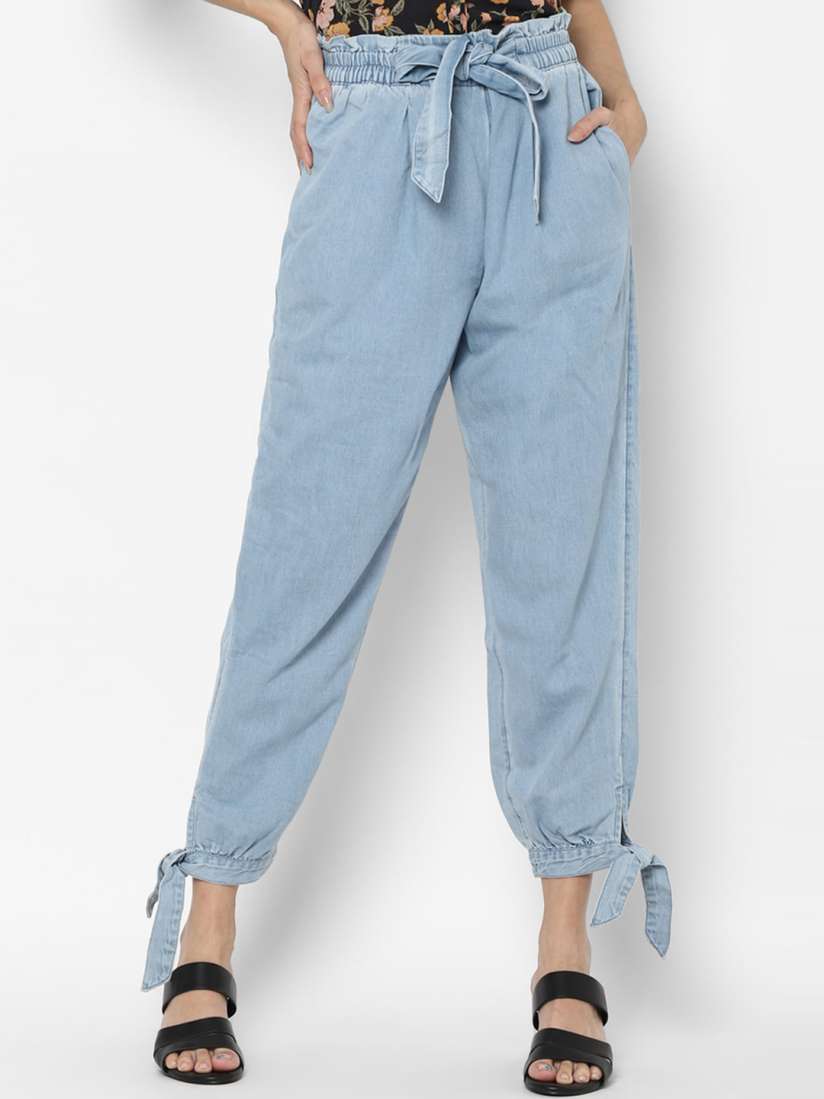 Buy AMERICAN EAGLE OUTFITTERS Women Blue Joggers Trousers Trousers for Women 14849048 Myntra
