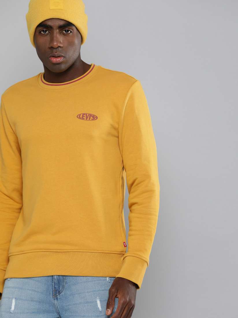 Levis mustard sweatshirt shop