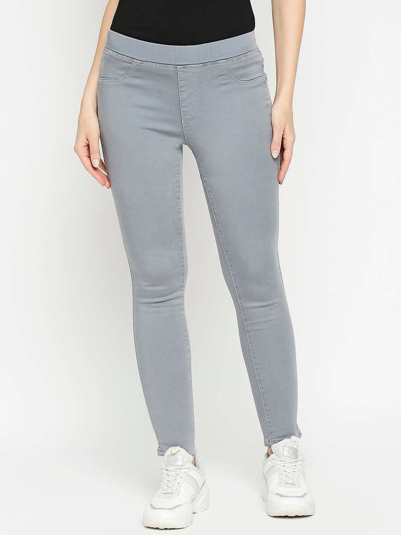 Denim Jeans Kraus Jeggings Online Buy Kraus Jeans Women Grey