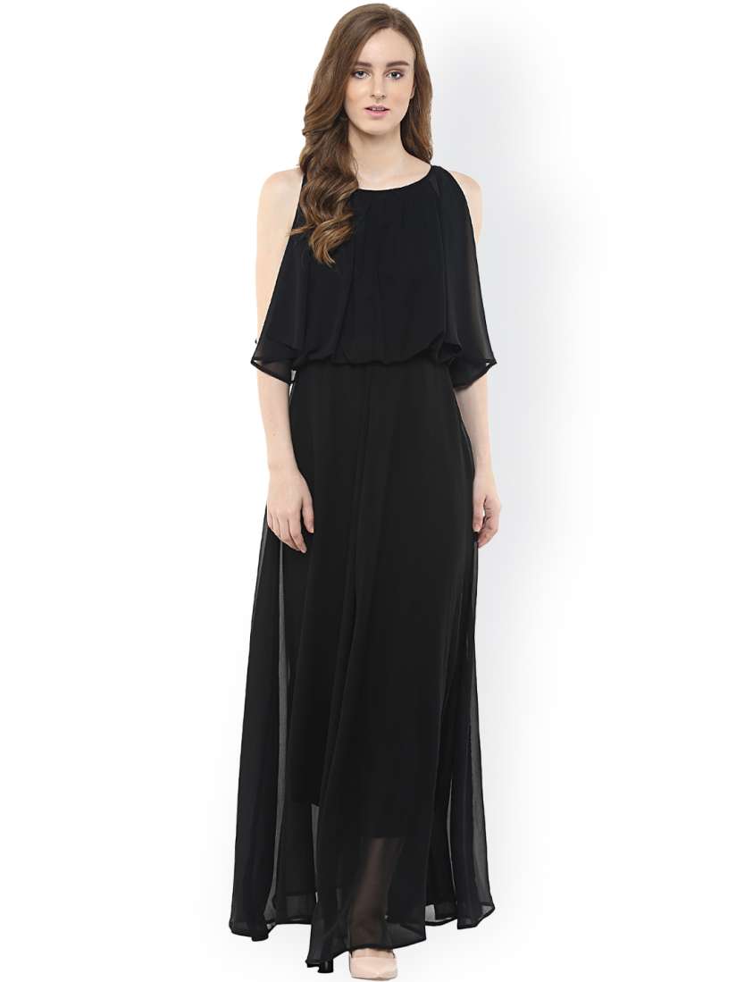 Harpa women's maxi black dress online