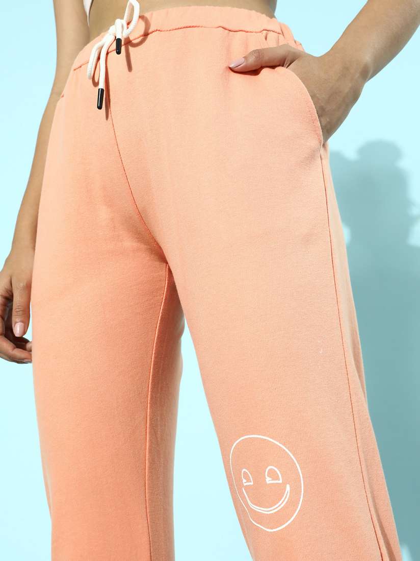 Peach emoji leggings top