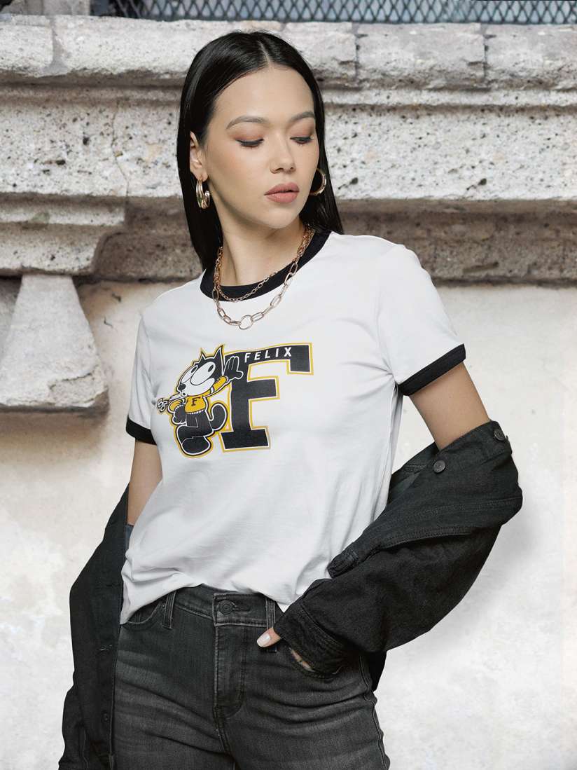 Buy Levis x Felix Women White Printed T shirt Tshirts for Women 14860474 Myntra
