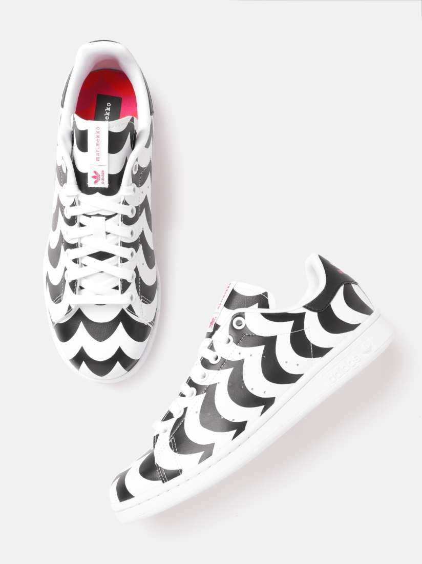 Buy ADIDAS Originals Women White & Black Marimekko Stan