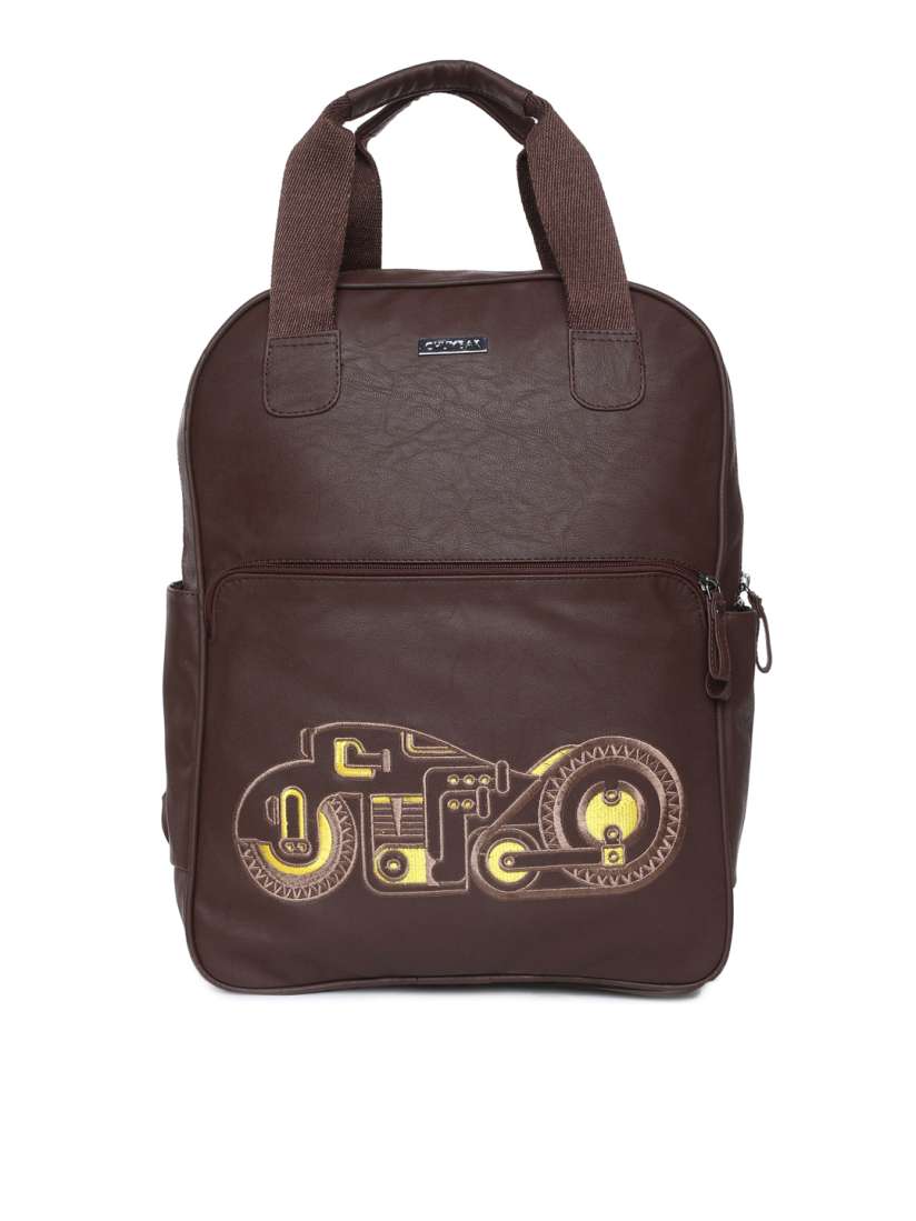 Buy Chumbak Women Brown Printed Laptop Backpack cum Handbag Backpacks for Women 1486498 Myntra