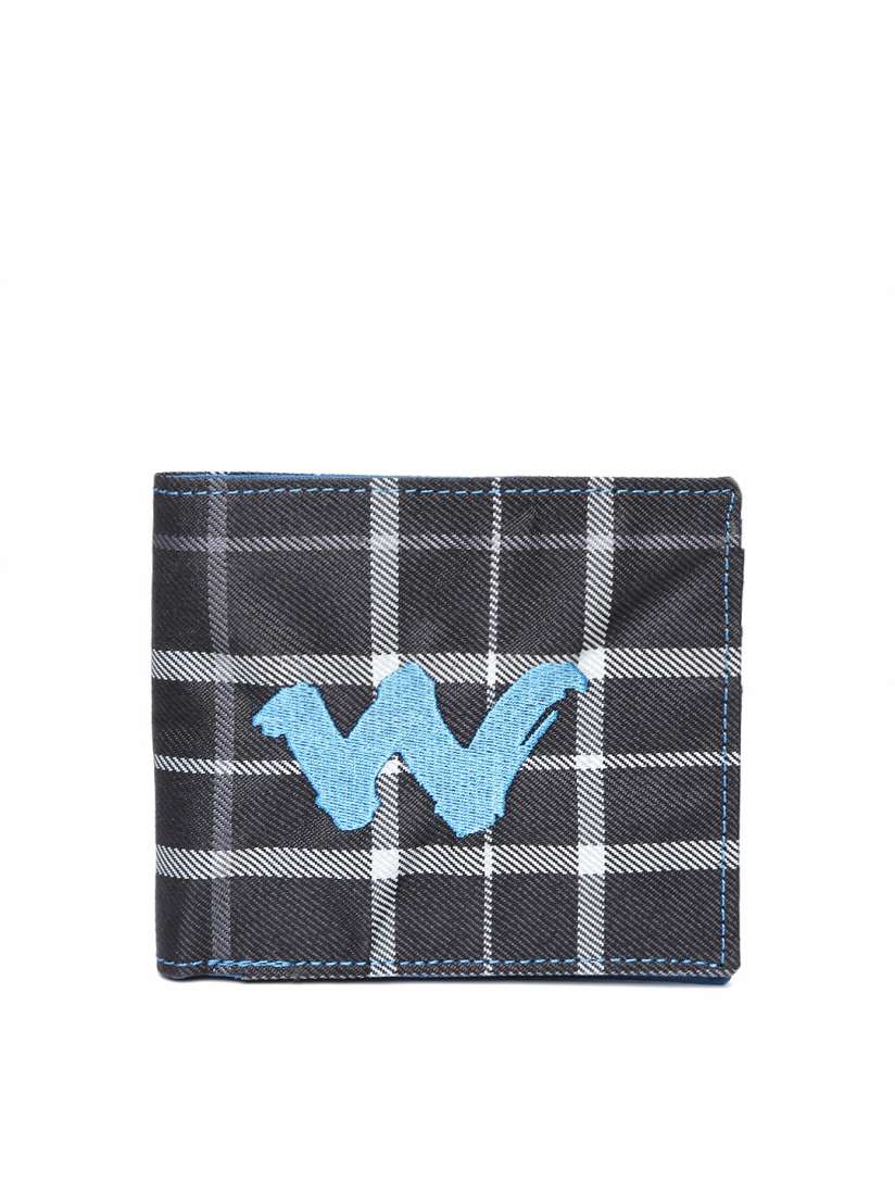 Buy Wildcraft Men Black Checked Metis Wallet Wallets for Men 1486711 Myntra