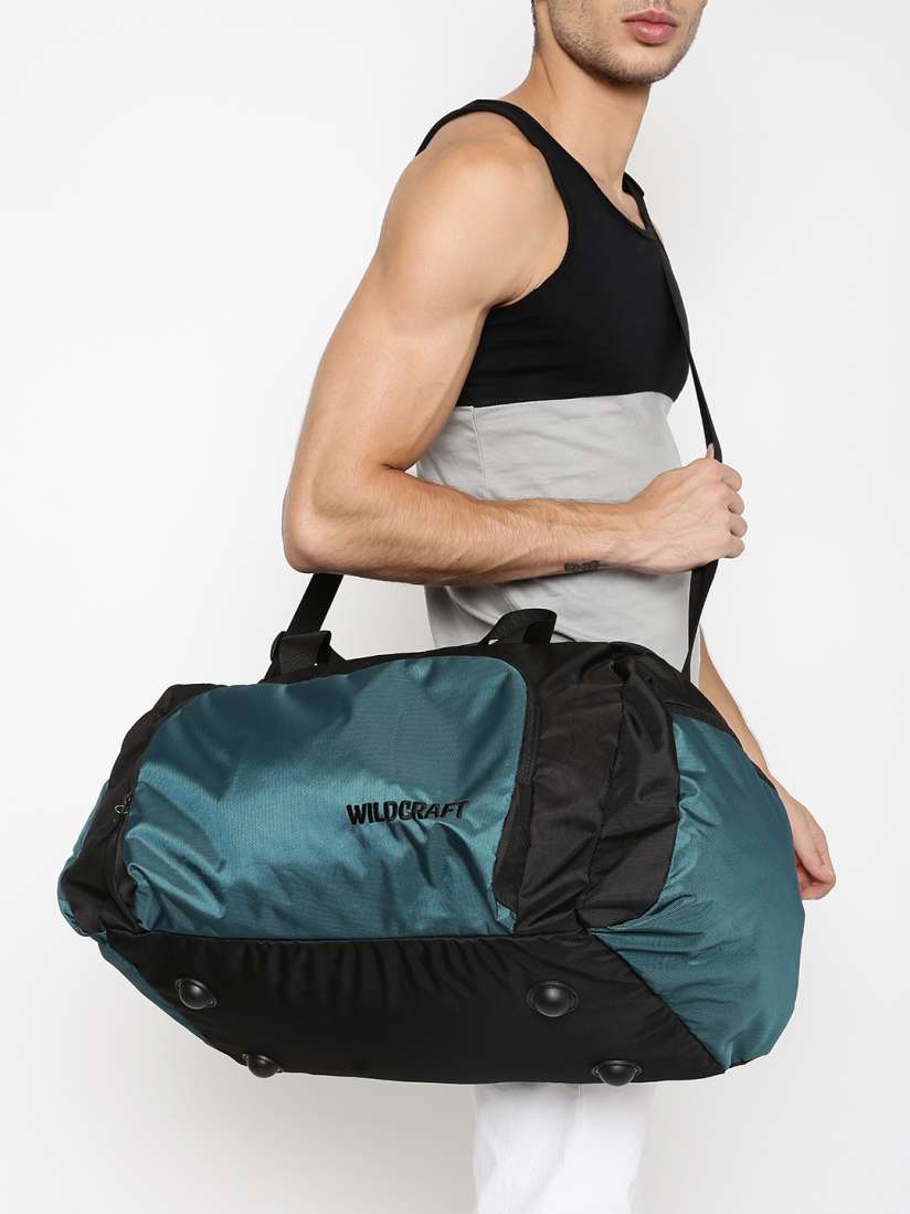 Buy Wildcraft Men Teal Blue Black Orbit Nova Duffel Bag Duffel Bag for Men 1486826 Myntra