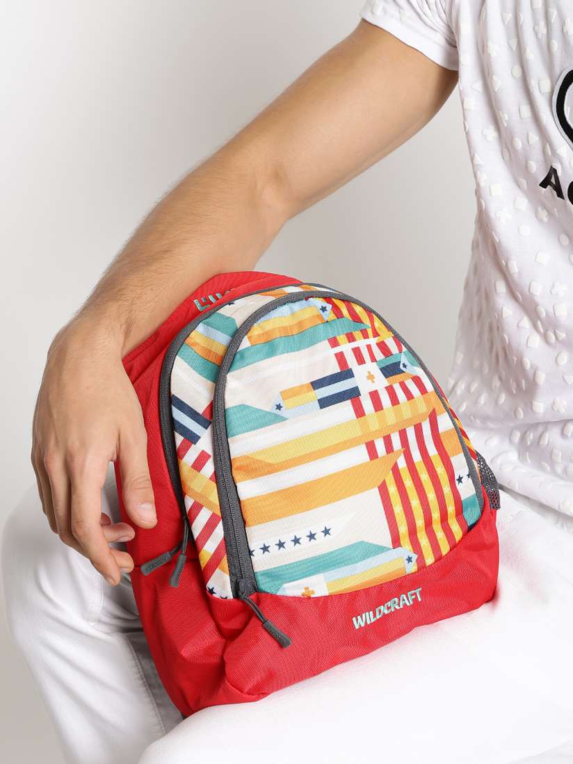 Buy Wiki by Wildcraft Kids Red Printed Junior 1 Backpack Backpacks for Unisex Kids 1486916 Myntra