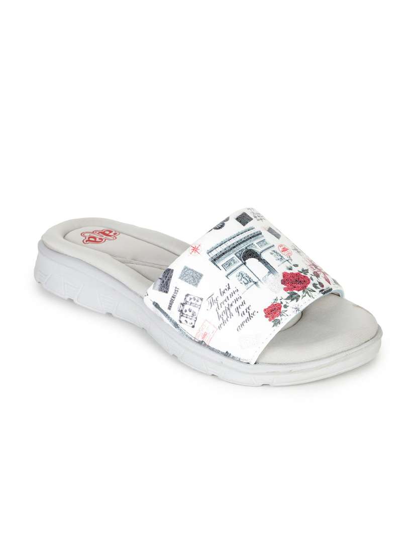 Buy Liberty By A-HA Women White Casual Slippers - Flip Flops for Women  14869504 | Myntra