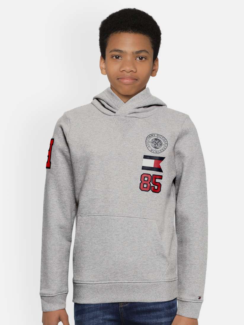 Boys grey sweatshirt clearance