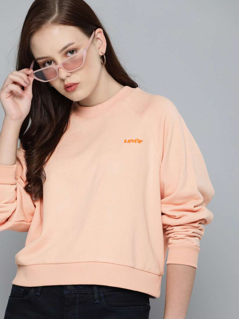 Levis crop sweatshirt shop