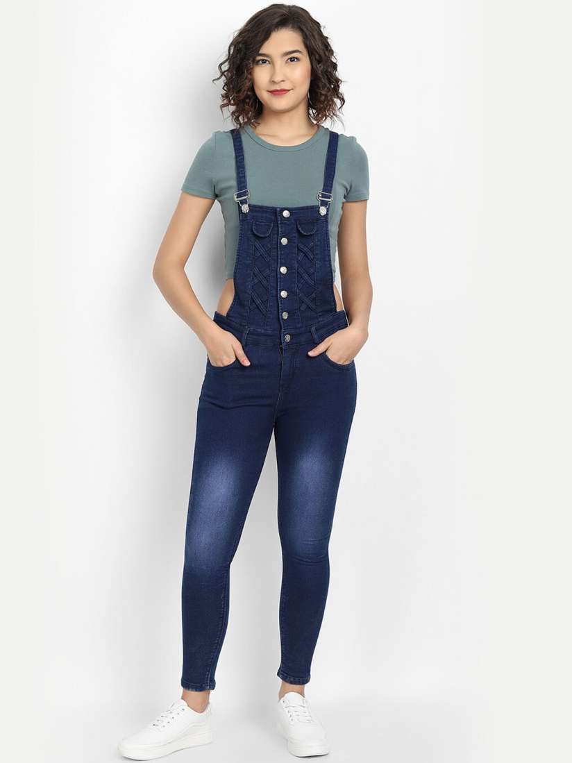 Broadstar denim dungarees online