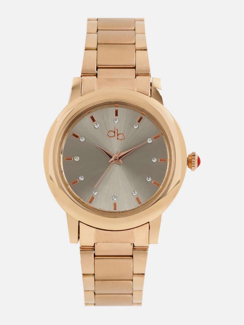Buy DressBerry Women Gunmetal Toned Analogue Watch DB7 B Watches for Women 1487964 Myntra