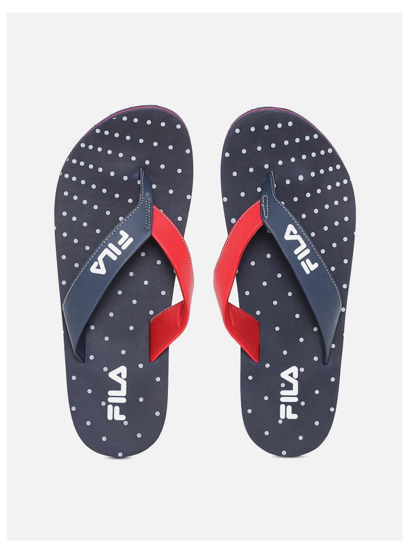 Buy FILA Men Navy Blue Red Printed Thong Flip Flops Flip Flops for Men 14880494 Myntra