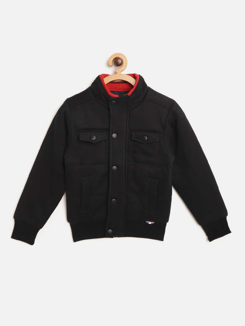 Buy Little Marco Boys Black Tailored Jacket Jackets for Boys 14880544 Myntra