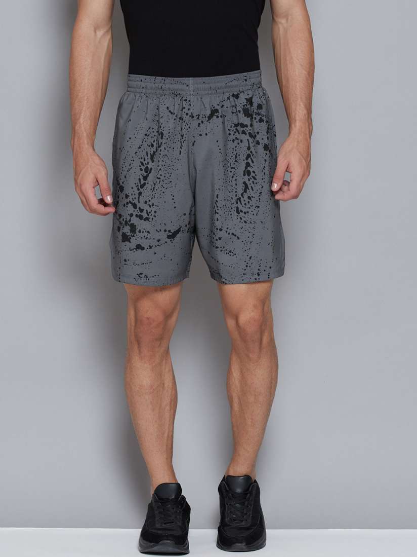 Buy Reebok Men Blue Printed Mid Rise Speedwick Workout AOP Sports Shorts Shorts for Men 14881214 Myntra
