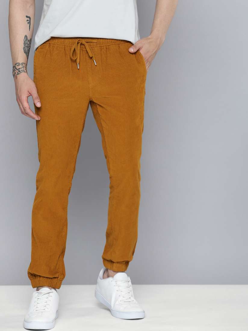 Men's corduroy joggers outlet