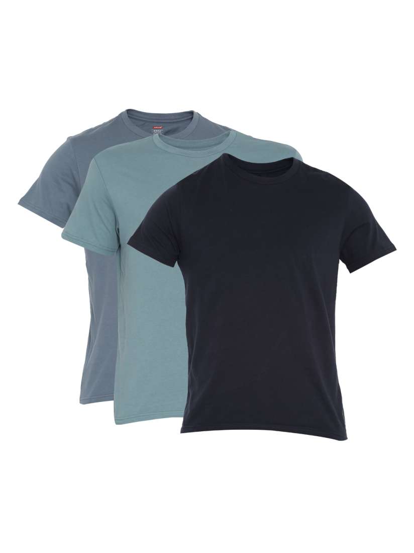 Buy Levis Pack of 3 Assorted Pure Cotton T shirts Tshirts for Men 1488693 Myntra