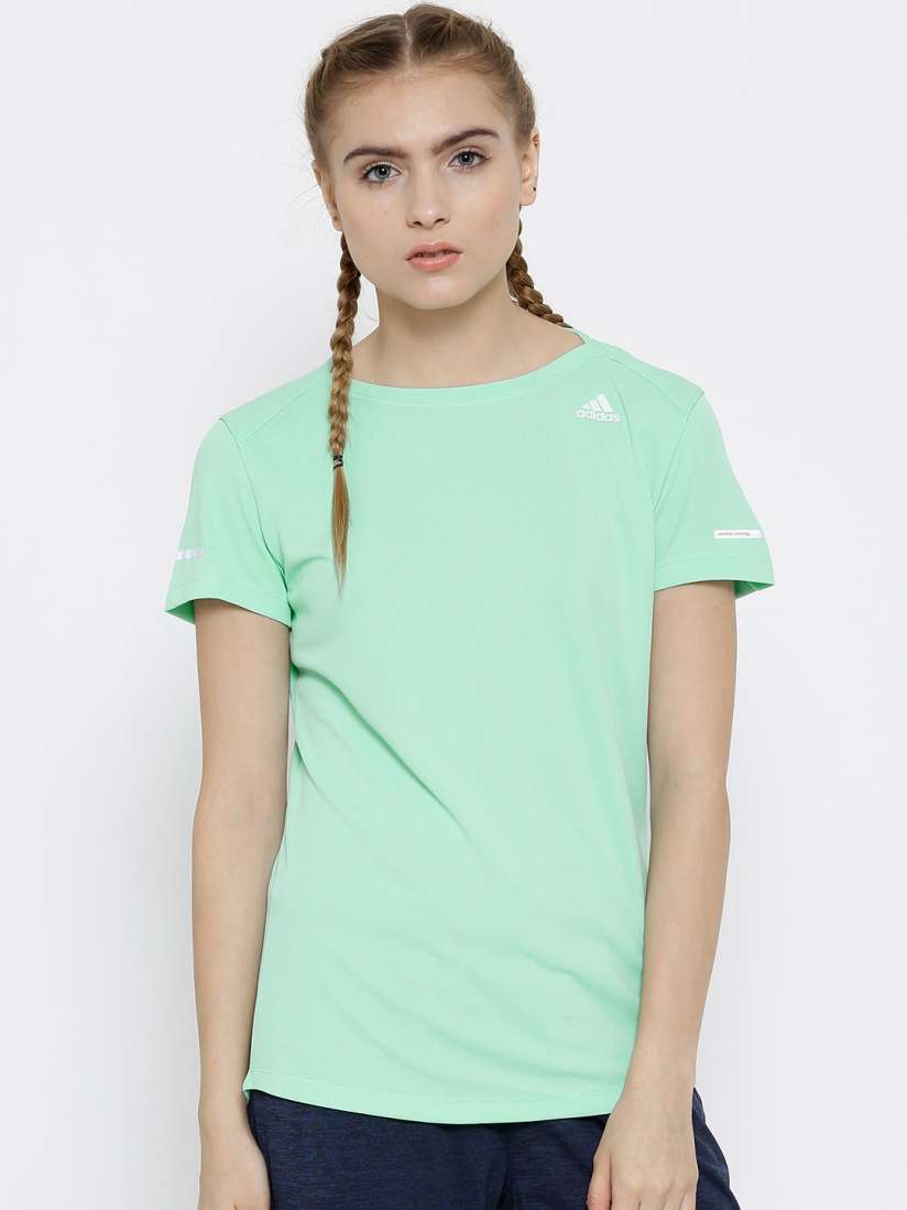 Mint green adidas top womens shop
