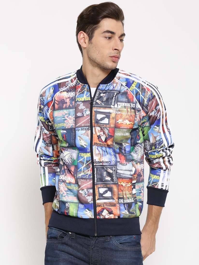 Buy ADIDAS Originals Multicoloured BTS AOP SST Printed Jacket Jackets for Men 1488935 Myntra