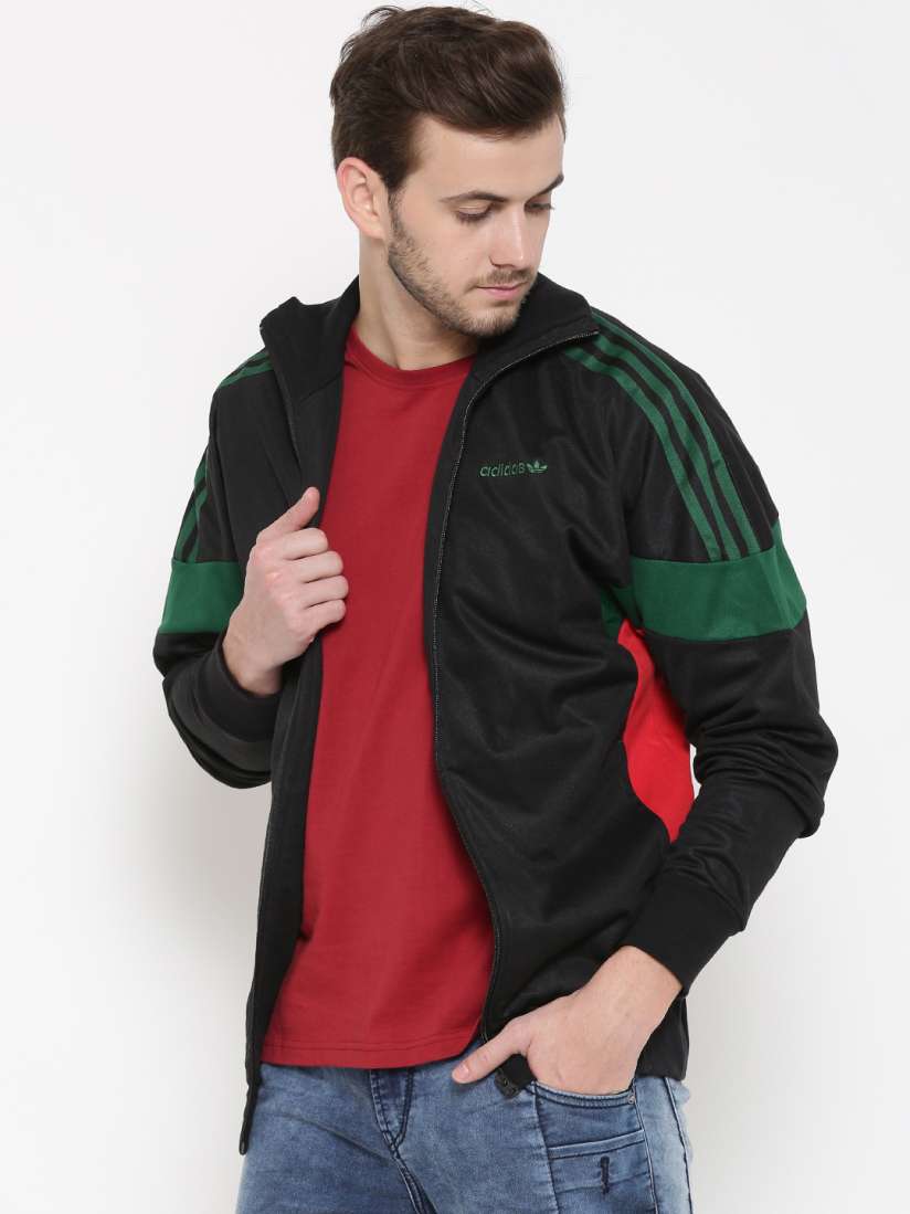 Buy ADIDAS Originals Black CLR84 Tracktop Colourblocked Jacket Jackets for Men 1488959 Myntra