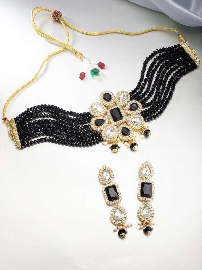 Jewellery set in myntra clearance