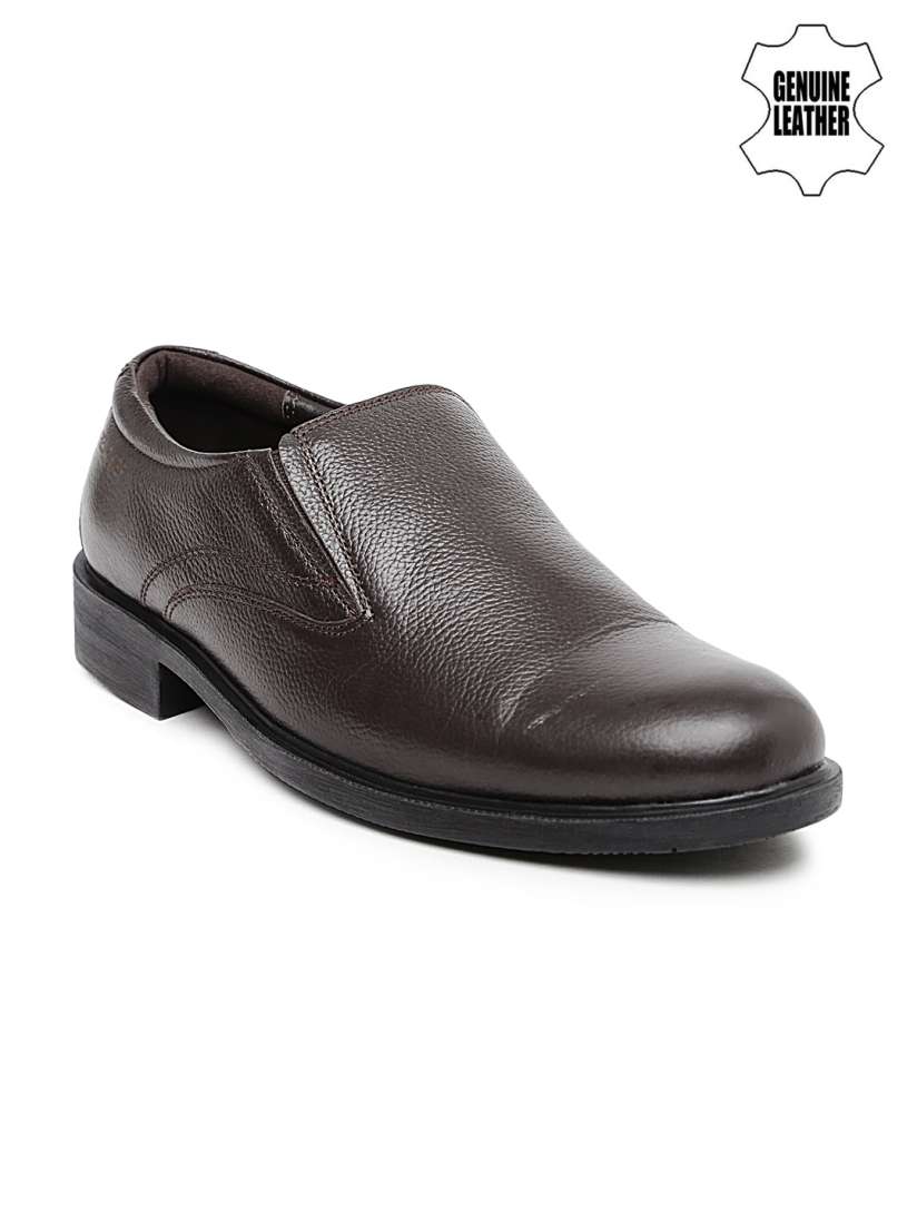 Buy Red Chief Men Brown Genuine Leather Slip Ons Formal Shoes for Men 1489762 Myntra