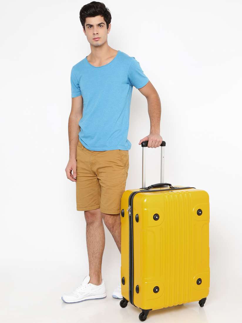 Tommy hilfiger yellow suitcase cheap