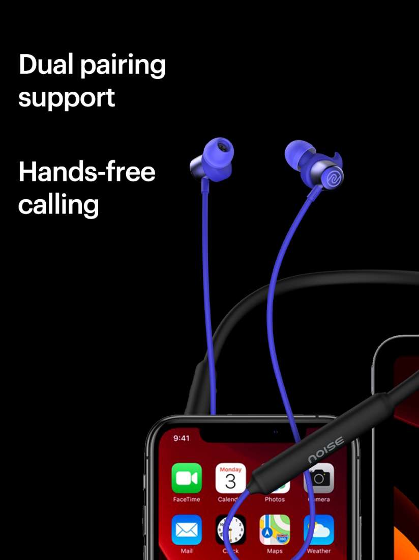 Buy NOISE Tune Elite Sport Wireless Neckband with 10hrs playtime and 6mm driver Brisk Blue Headphones for Unisex 14915570 Myntra