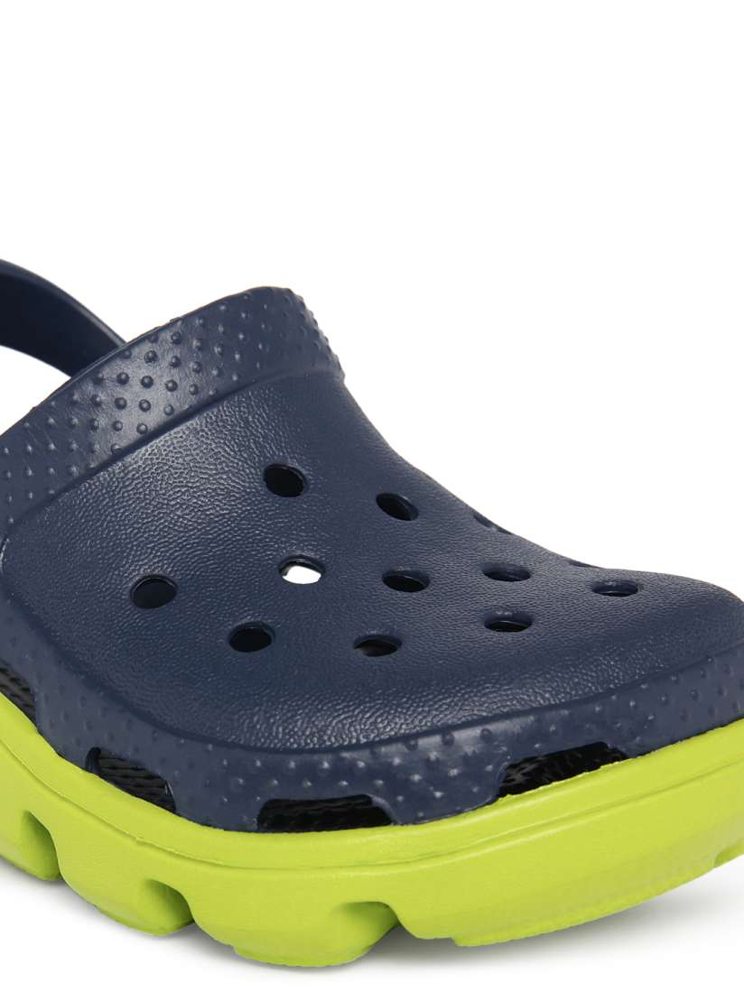 Buy Crocs Kids Navy Duet Sport Clogs Flip Flops for Unisex Kids 1492041 Myntra