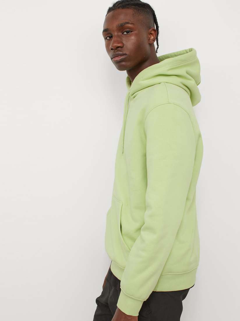 Buy H M Men Green Relaxed Fit Hoodie Sweatshirts for Men 14927414 Myntra