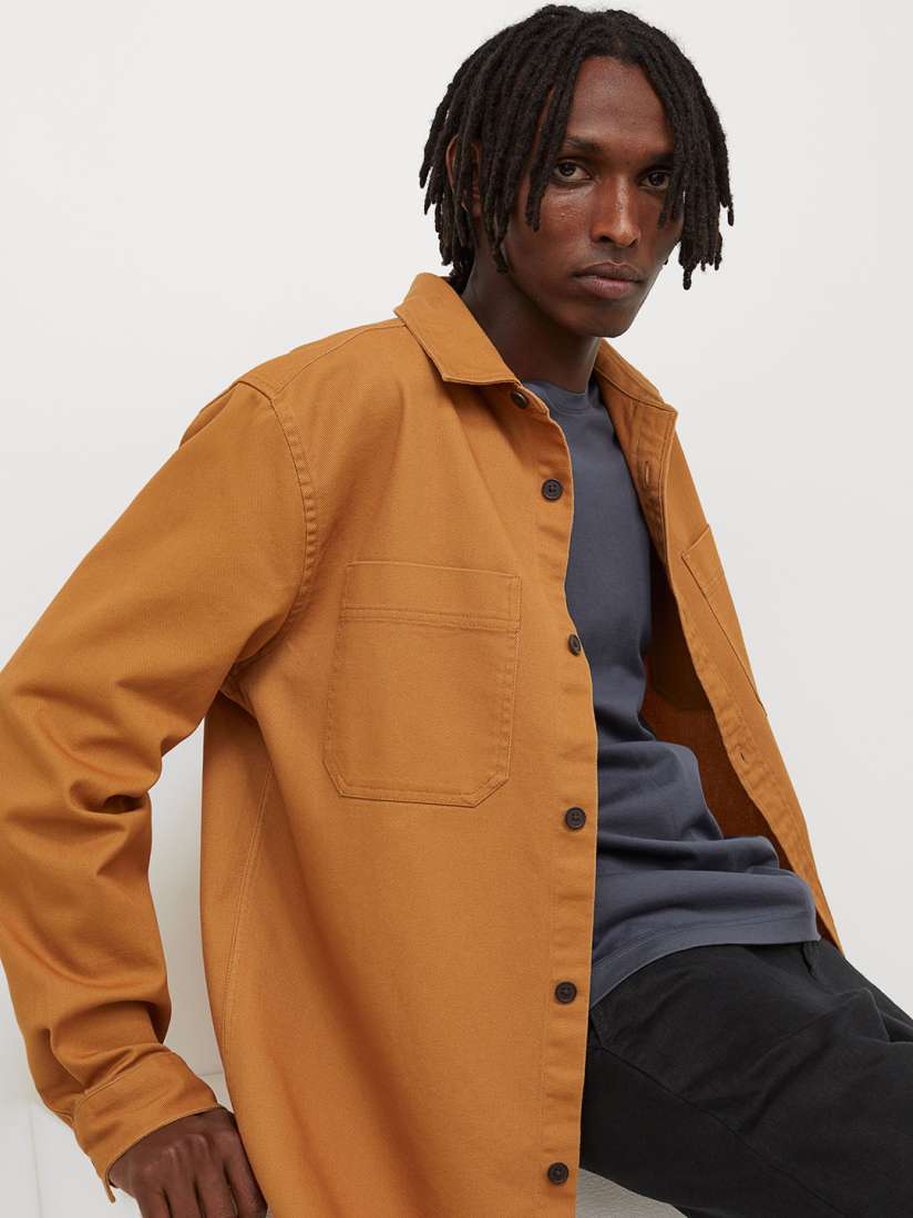 Buy H M Mens Brown Regular Fit Shirt Jacket Jackets for Men from H M at Rs. 1499. Style ID 14927848