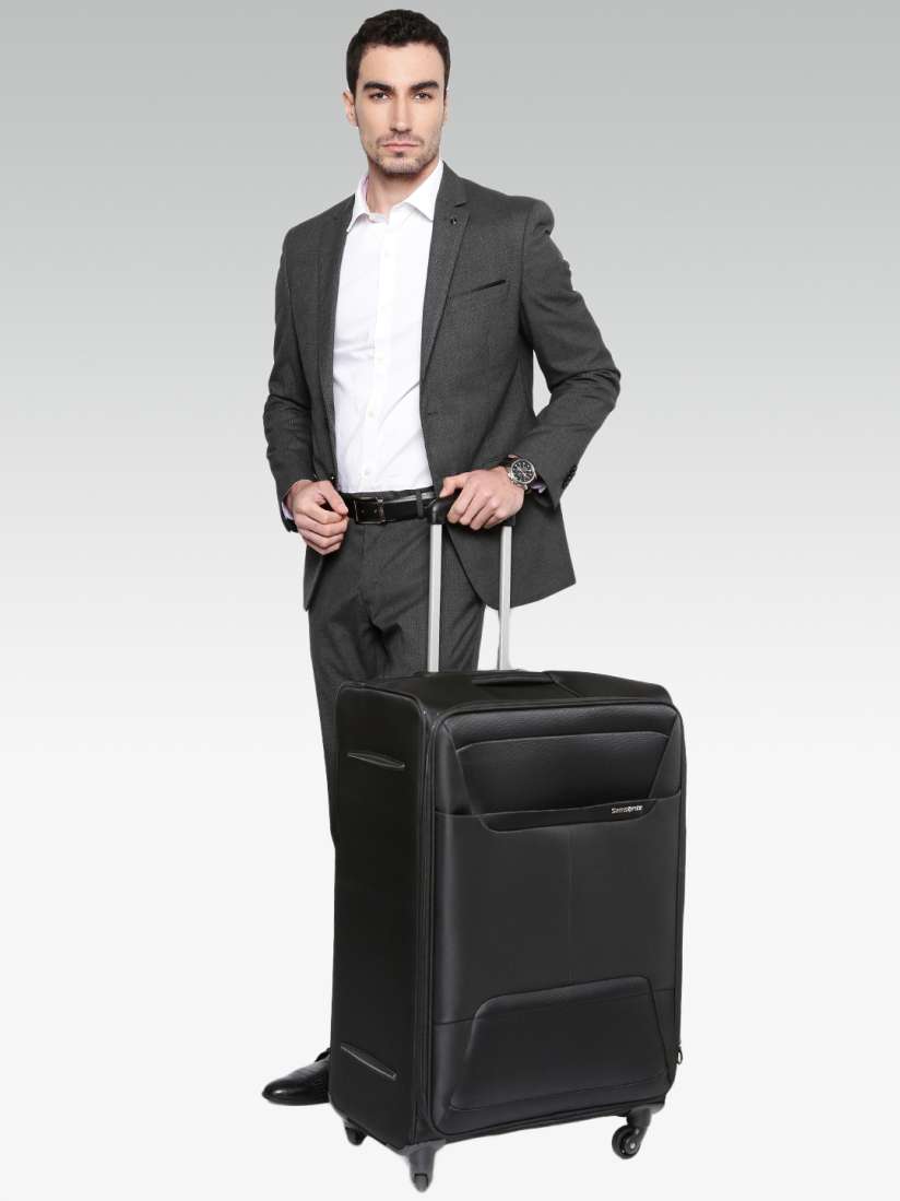 Buy Samsonite Unisex Black Casso Spinner Large Trolley Bag Trolley Bag for Unisex 1492931 Myntra