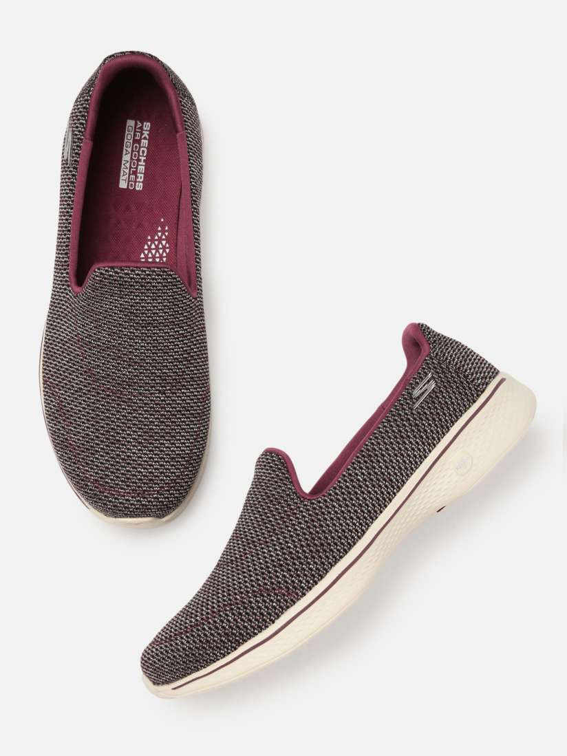 Buy Skechers Women Burgundy Go Walk 4 Walking Shoes Sports Shoes for Women 14931698 Myntra
