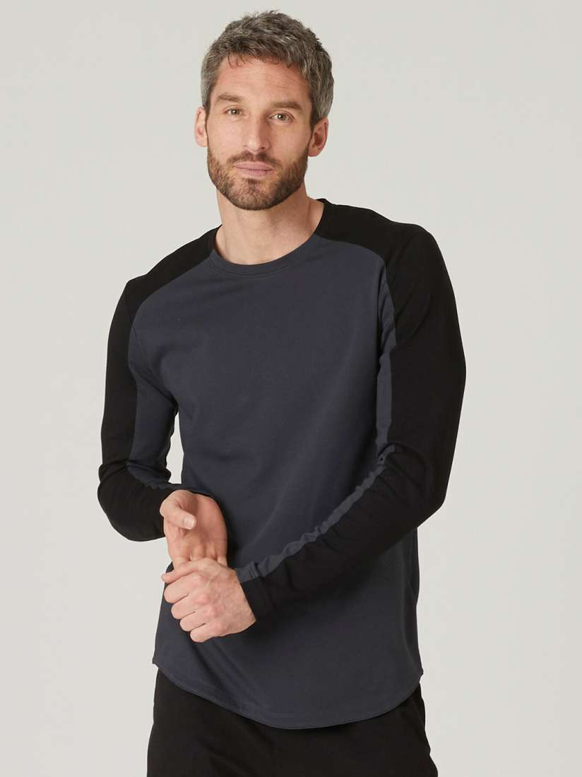 Buy Domyos By Decathlon Men Grey Black Colourblocked Cotton Training T shirt Tshirts for Men 14932526 Myntra