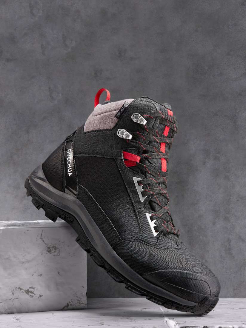 Buy Quechua By Decathlon Men Black High Top Trekking Shoes Sports Shoes for Men 14933632 Myntra