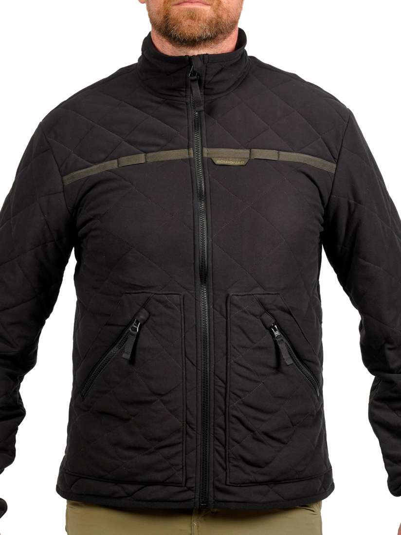 Buy SOLOGNAC By Decathlon Men Black Lightweight Silent Quilted Hiking Jacket Jackets for Men 14933638 Myntra