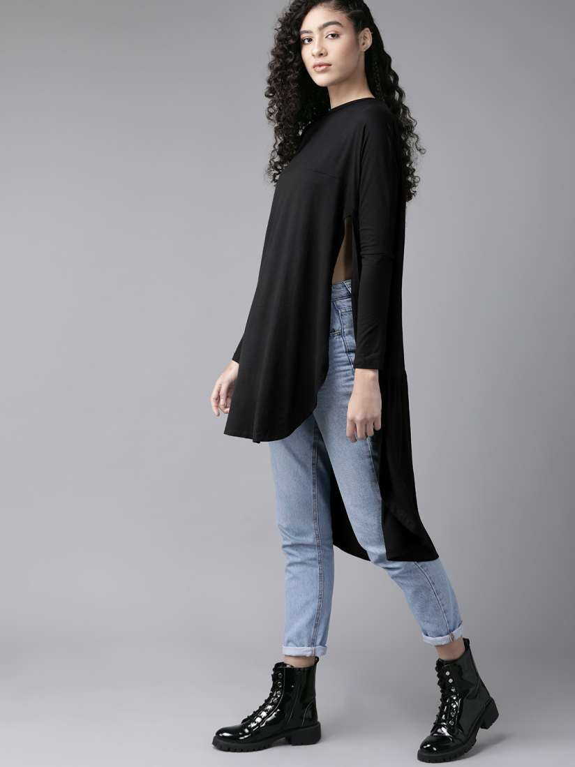 High low top myntra best sale