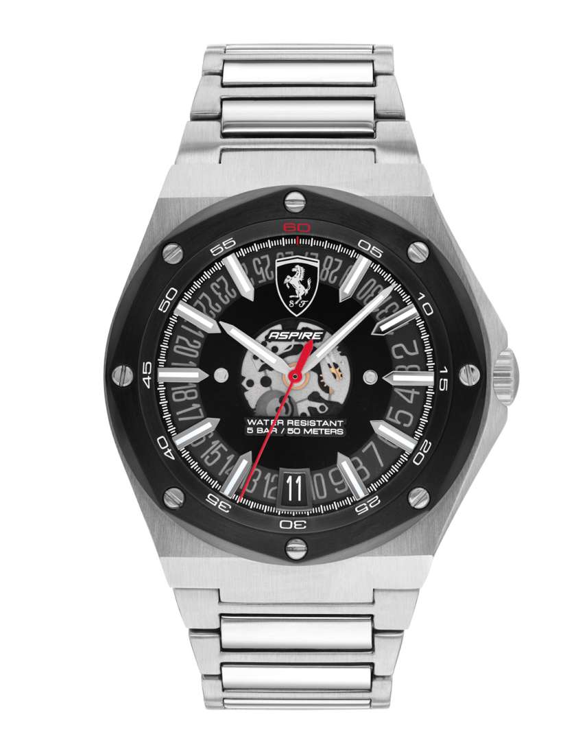 Ferrari watch silver clearance