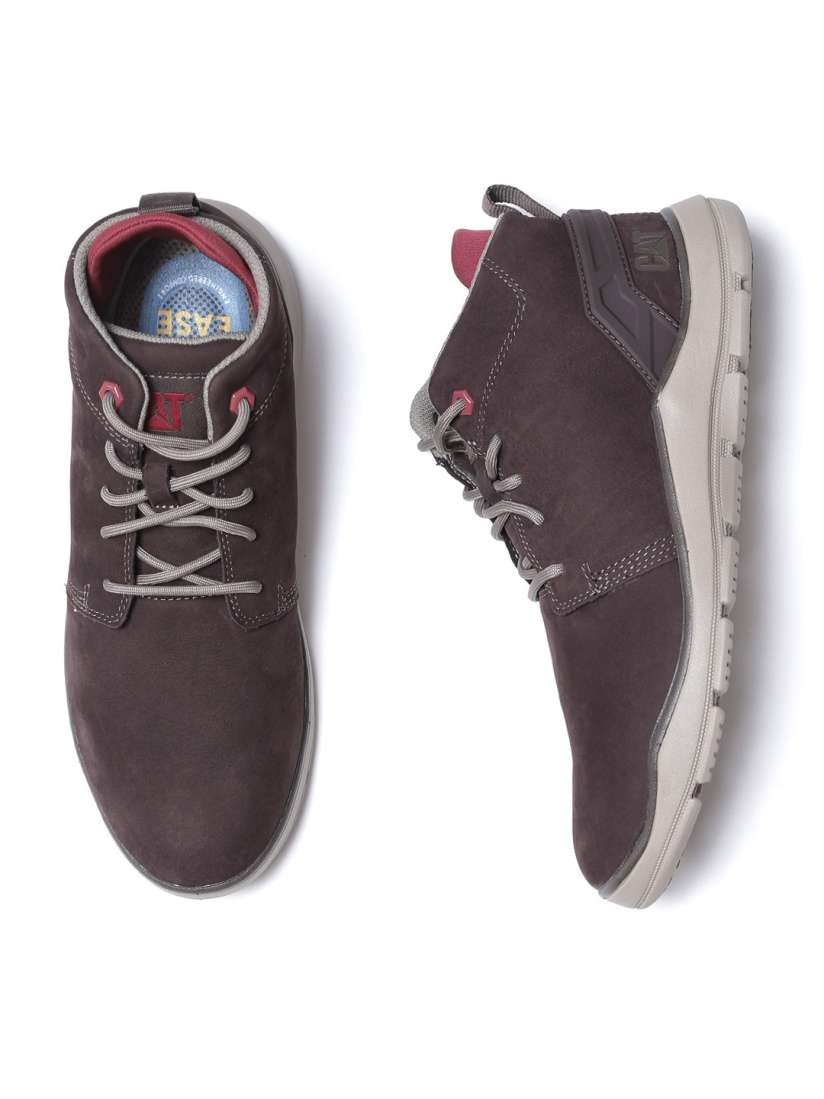 Buy CAT Men Coffee Brown Saxon Leather Casual Shoes Casual Shoes for Men 1494500 Myntra