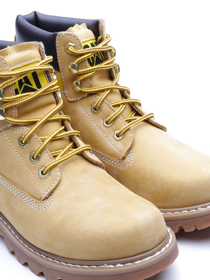 Caterpillar leather boots discount