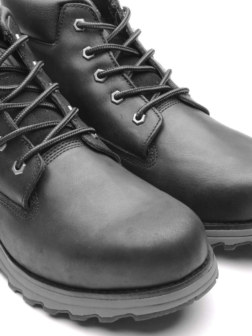 Buy CAT Men Black Founder Leather Boots Casual Shoes for Men 1494521 Myntra