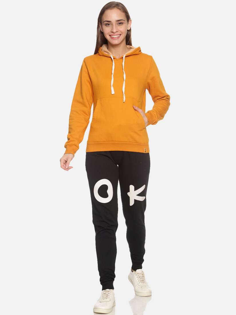 Mustard yellow tracksuit new arrivals