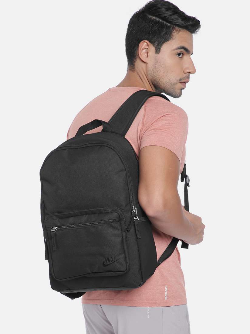 Nike unisex black backpack discount